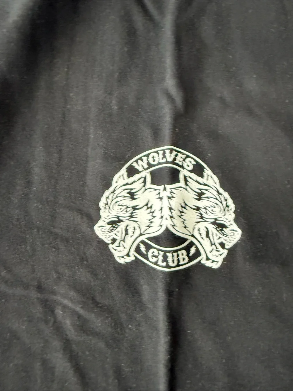Darc Sports Wolves Club Black Men’s T Shirt - Picture 3 of 8